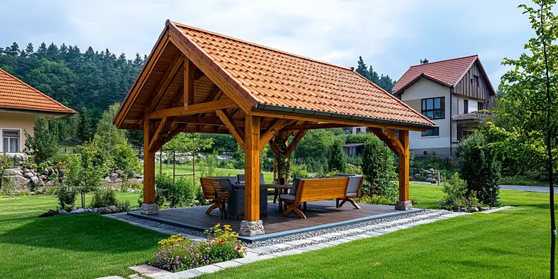 Co położyć na dach altany?