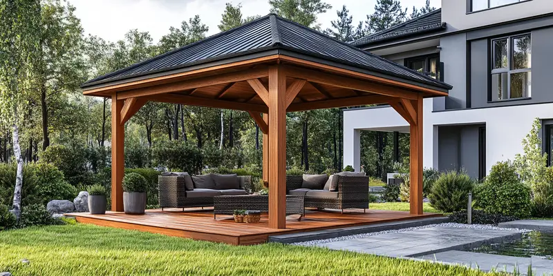 Jakie deski na dach altany?